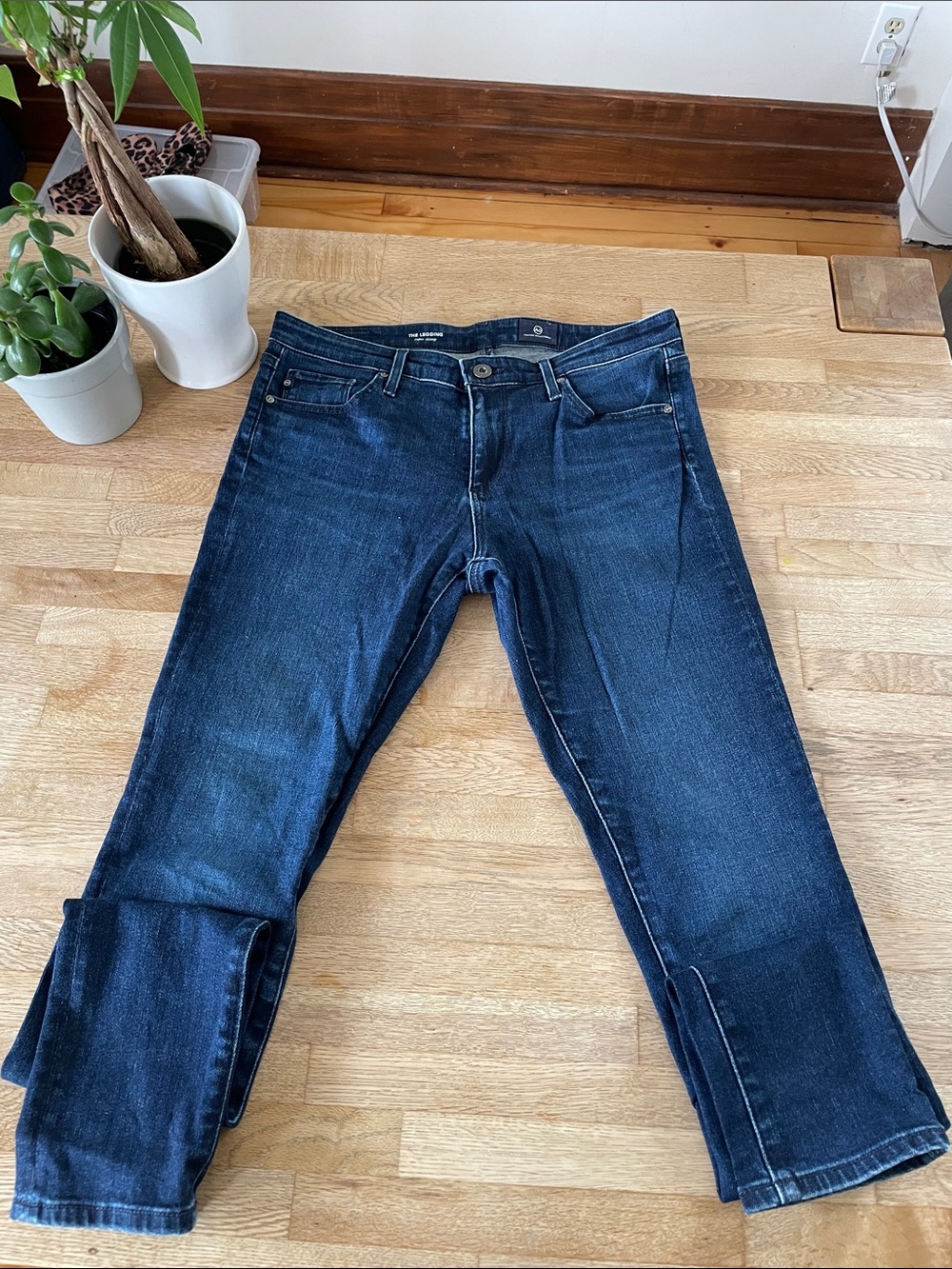 AG Adriano Goldschmied Dark Blue Skinny Jeans